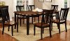 Clearance Black and Cherry 5 Piece Dining Set - Dover