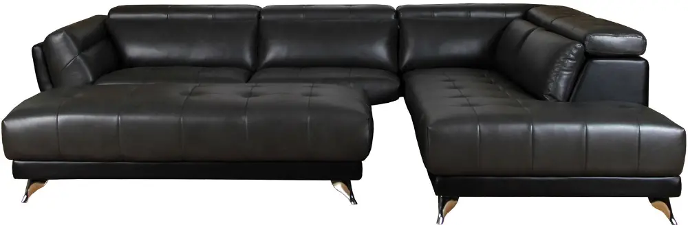 Mars Seal & Black Upholstered 2 Piece Sectional-1