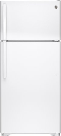 GTS16DTHWW GE Top Freezer Refrigerator - 28 Inch White