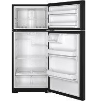 GTS16DTHBB GE 15.5 cu. ft. Top Freezer Refrigerator - 28 Inch Black-3