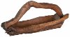 Reclaimed Teak Wood Whistlers Basket with Handle