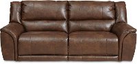 Timber Performance Fabric Reclining Sofa - Carmine Collection