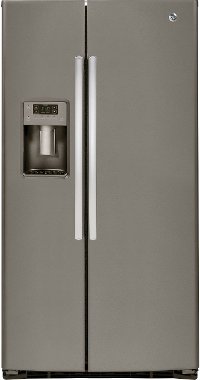 GSE25HMHES GE ENERGY STAR 25.3 Cu. Ft. Side-By-Side Refrigerator - Slate-2