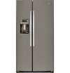GSE25HMHES GE Side-by-Side Refrigerator - 36 Inch Slate-2