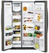 GSE25HMHES GE Side-by-Side Refrigerator - 36 Inch Slate-3