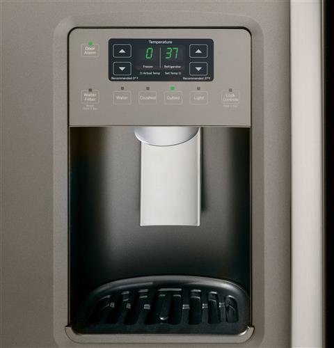 GSS25GMHES GE 25.3 cu. ft. Side by Side Refrigerator - 36 Inch Slate-5