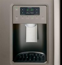 GSS25GMHES GE 25.3 cu. ft. Side by Side Refrigerator - 36 Inch Slate-5
