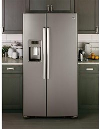 GSS25GMHES GE 25.3 cu. ft. Side by Side Refrigerator - 36 Inch Slate-7