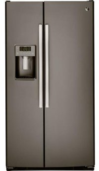 GSS25GMHES GE 36 Inch Side-by-Side Refrigerator - Slate
