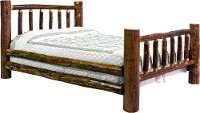 MWGCTB Rustic Log Twin Bed - Glacier Country