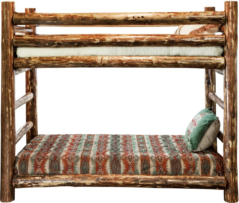 Log Twin Over Bunk Bed Glacier Country Rc Willey Furniture Log Twin Over Bunk Bed Glacier Country Rc Willey Furniture