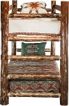 MWGCBBN Log Twin-over-Twin Bunk Bed - Glacier Country-2