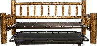 MWGCDBT Log Daybed With Trundle - Glacier Country