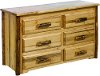 MWGC6D 6-Drawer Double Dresser - Glacier Country