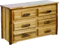 MWGC6D 6-Drawer Double Dresser - Glacier Country
