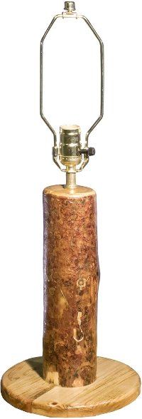 MWGCLP Log Table Lamp - Glacier Country