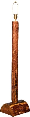MWGCFL Log Floor Lamp - Glacier Country