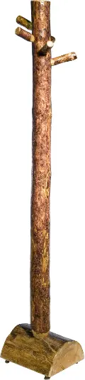 Glacier Country 68 Inch Log Coat Tree