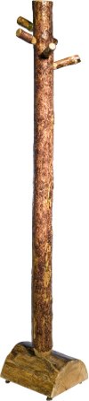 MWGCTCT Log Coat Tree (68 Inch) - Glacier Country