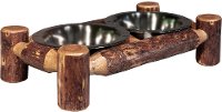 MWGCDFS Small Log Pet Feeder - Glacier Country