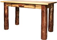 MWGCDLW Rustic Wood Writing Desk - Glacier Country