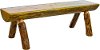 MWGCHLB4 Half Log 4 Foot Bench - Glacier Country