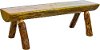 MWGCHLB6 Half Log Bench (6 Foot) - Glacier Country