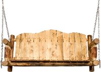 MWGCLSC Log Porch Swing - Glacier Country