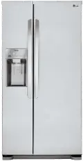 LSXS22423S LG 21.86 cu. ft. Side by Side Refrigerator - 33 Inch Stainless Steel