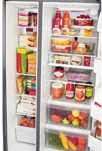 LSXS22423S LG 21.86 cu. ft. Side by Side Refrigerator - 33 Inch Stainless Steel-4