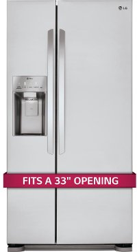LSXS22423S LG 21.86 cu. ft. Side by Side Refrigerator - 33 Inch Stainless Steel-7