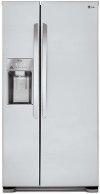 LSXS22423S LG 33 Stainless Steel 22 cu. ft. Side-by-Side Refrigerator