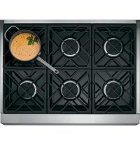 ZGP366LRSS Monogram Gas Professional Range with 6 Burners (Liquid Propane) - Stainless Steel