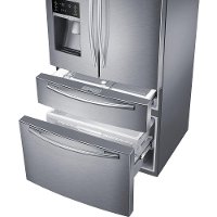RF25HMEDBSR Samsung 24.73 cu. ft. 4 Door French Door Refrigerator with FlexZone Drawer - 33 Inch Stainless Steel-4
