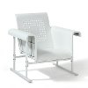 CO1005A-WH Single Glider Chair in Alabaster White - Veranda-2