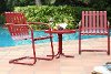 KO10007RE 3 Piece Metal Outdoor Conversation Seating Set - Gracie