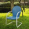 CO1001A-BL Metal Chair in Sky Blue - Griffith