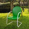 CO1001A-GR Metal Chair in Grasshopper Green - Griffith