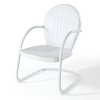 CO1001A-WH Metal Chair in White - Griffith-2
