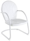 CO1001A-WH Metal Chair in White - Griffith-4