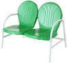 CO1002A-GR Metal Loveseat in Grasshopper Green - Griffith-2