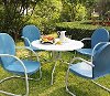 KOD1002WH 5 Piece Metal Outdoor Dining Set - Griffith