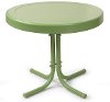 CO1011A-GR Metal Green Outdoor Patio Side Table - Retro-2