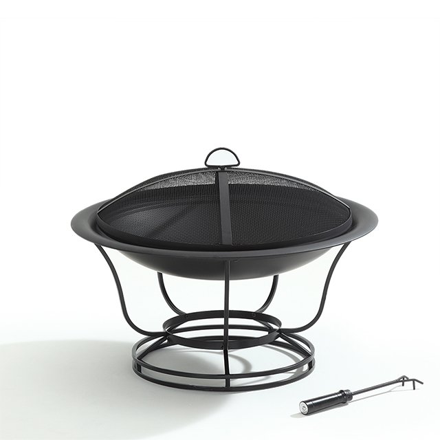 CO9002A-BK Traditional Outdoor Fire Pit - Buckner -1