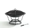 CO9002A-BK Traditional Outdoor Fire Pit - Buckner