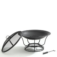 CO9002A-BK Traditional Outdoor Fire Pit - Buckner -4