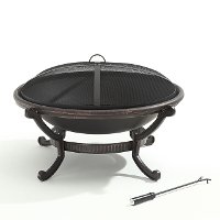 CO9003A-BK Cast Iron Fire Pit - Ashland