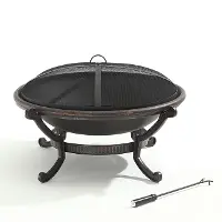 CO9003A-BK Cast Iron Fire Pit - Ashland