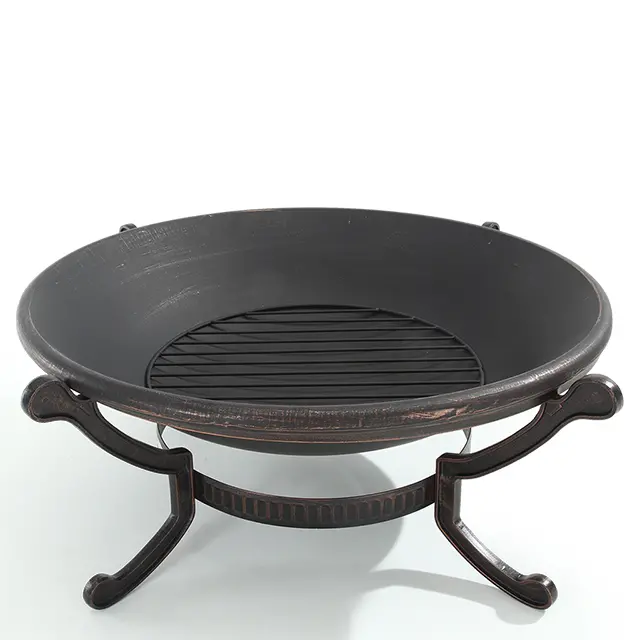 CO9003A-BK Cast Iron Fire Pit - Ashland -4