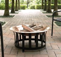 CO9004A-CO Copper Bowl Fire Pit - Ridgeway